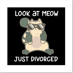 Divorce Sarcastic Meme Joke Fun Divorcee Quotes Party Gift Posters and Art